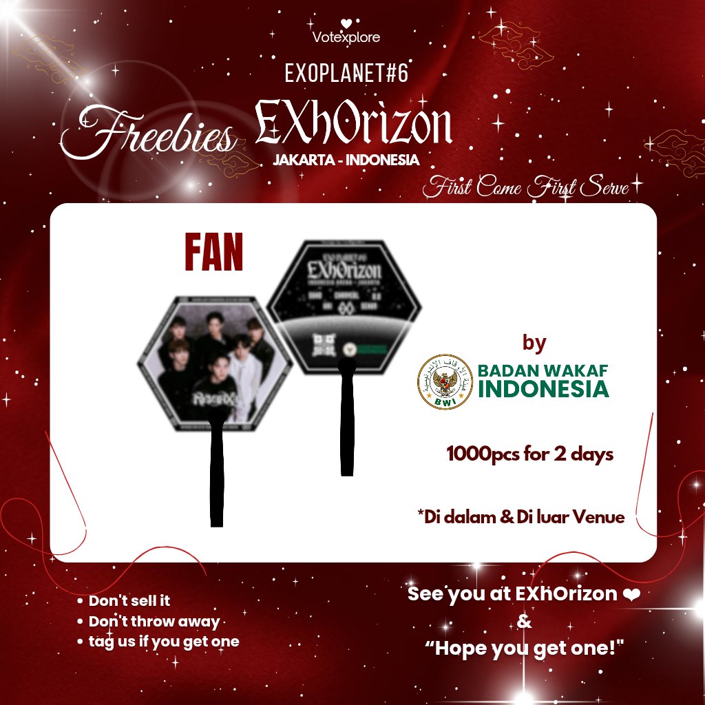 votexploreina's tweet photo. See You at EXHORIZON JAKARTA🫶💕

Freebies untuk EXhOrizon siap dibagikan! ✨
Kalau bertemu di venue dan beruntung mendapatkannya, jangan lupa foto dan tag ya. 🤍 #Exhorizon #EXOLIndonesia #Votexplore_ina #BWI #EXOconcert https://t.co/njSPckI8Dj