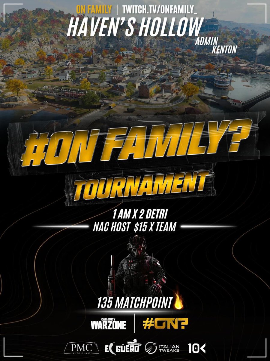 OnFamily_PR's tweet photo. ⚡️🔥 #ON FAMILY? Custom 🔥⚡️
                (Rotational Maps)
                       
         🔥1 Amateur X 2 Detrys🔥

📆: 6/1/26 Monday
⏰: 8pm est
💰: $15 X Team
📈: 135 Match Point
📡: NAC host
🪂: 16 Teams

Administrator: @Kenton_Gaming https://t.co/KjTD27Kjc9