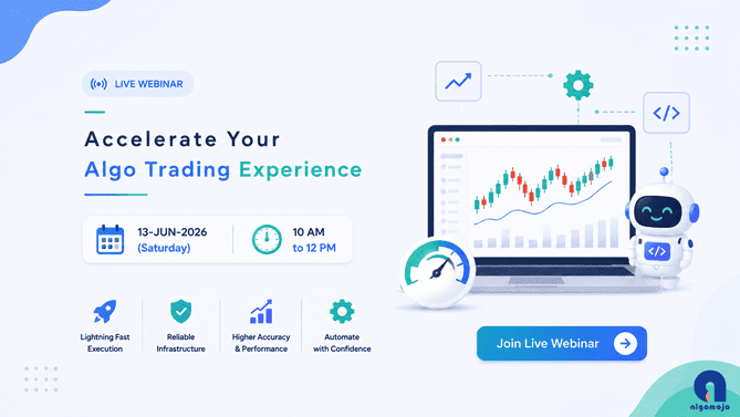 algomojo's tweet photo. 🚀 Accelerate Your Algo Trading Experience

Take your trading automation to the next level with Algomojo. 

📅13-JUN-2026 (Saturday)⏰10 AM – 12 PM

https://t.co/HwmGS2l9Fz

🎥Missed our previous session? Watch the recording:
https://t.co/GLEeFkdYgc https://t.co/KcDXR3Fvoc