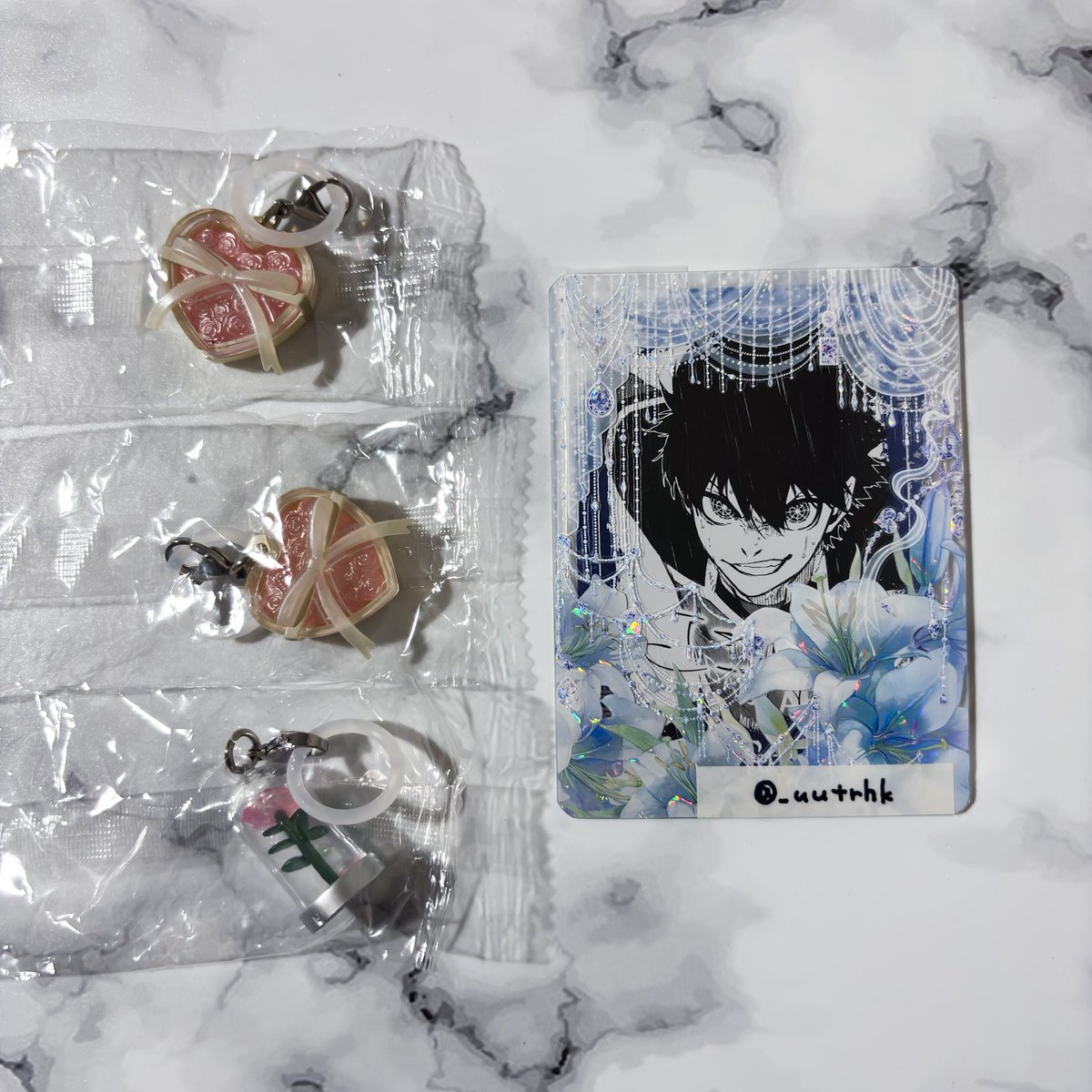 _uutrhk's tweet photo. @note 【交換】Flower gift selections めじるしアクセサリー カプセルトイ

譲￤フラワーボックス2 フラワードーム（pink）
求￤フラワードーム（white）2 フラワーベース（white）1

初回ツイフィ必読。郵送、纏めての方優先。お気軽にお声掛けください。 https://t.co/3iuVyHUkQc
