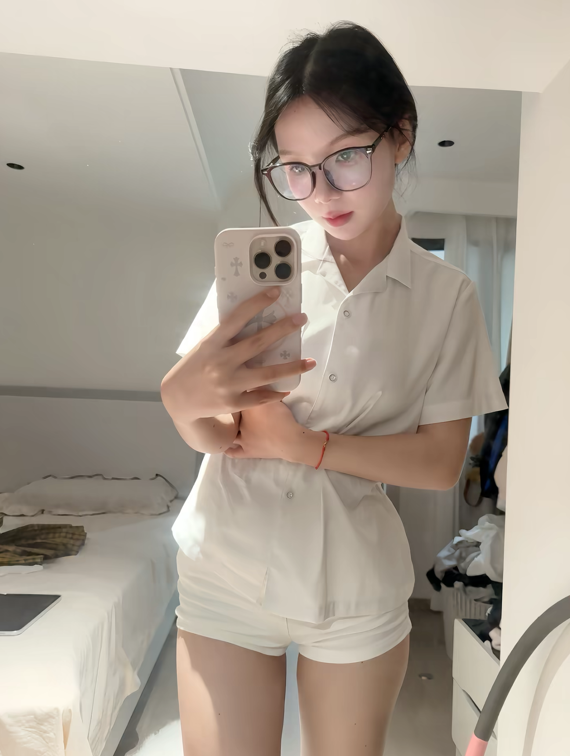 kui661's tweet photo. 簡單穿着  
沒有化妝  
素顔會被人嫌棄嗎 https://t.co/TNgiqna0lB