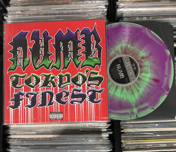 NUMB / TOKYO'S FINEST LP 入荷中です!! LTD.100 GREEN/PURPLE SWIRL W