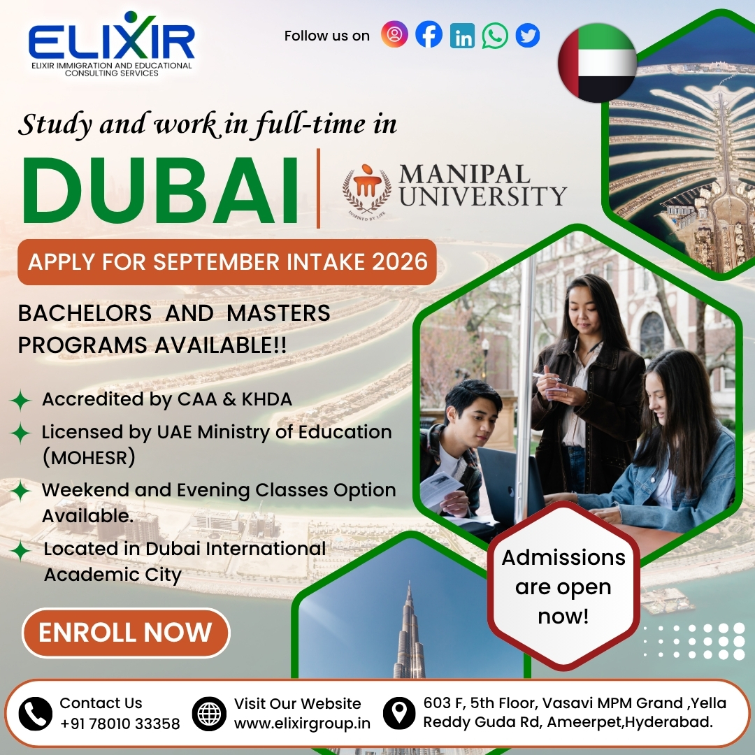 ElixirIndi29071's tweet photo. 🎓 Study in Dubai at Manipal University Dubai! 🇦🇪

🌍 Build your future with an international education and unlock career opportunities.

📩 Contact us for a free consultation!

📞 Call: +91 7801033358
📧 Email: admissions.india@elixirgroup.in
🌐 Visit: https://t.co/UbikxJEF26 https://t.co/xMkccc8ux5