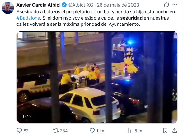 xrk1969's tweet photo. @bdncom @mossos Fins q no sigui alcalde, cap solució!!! Ai no calla, q fa 3 anys i mira com estem 🫣 https://t.co/iERDyV3qaY