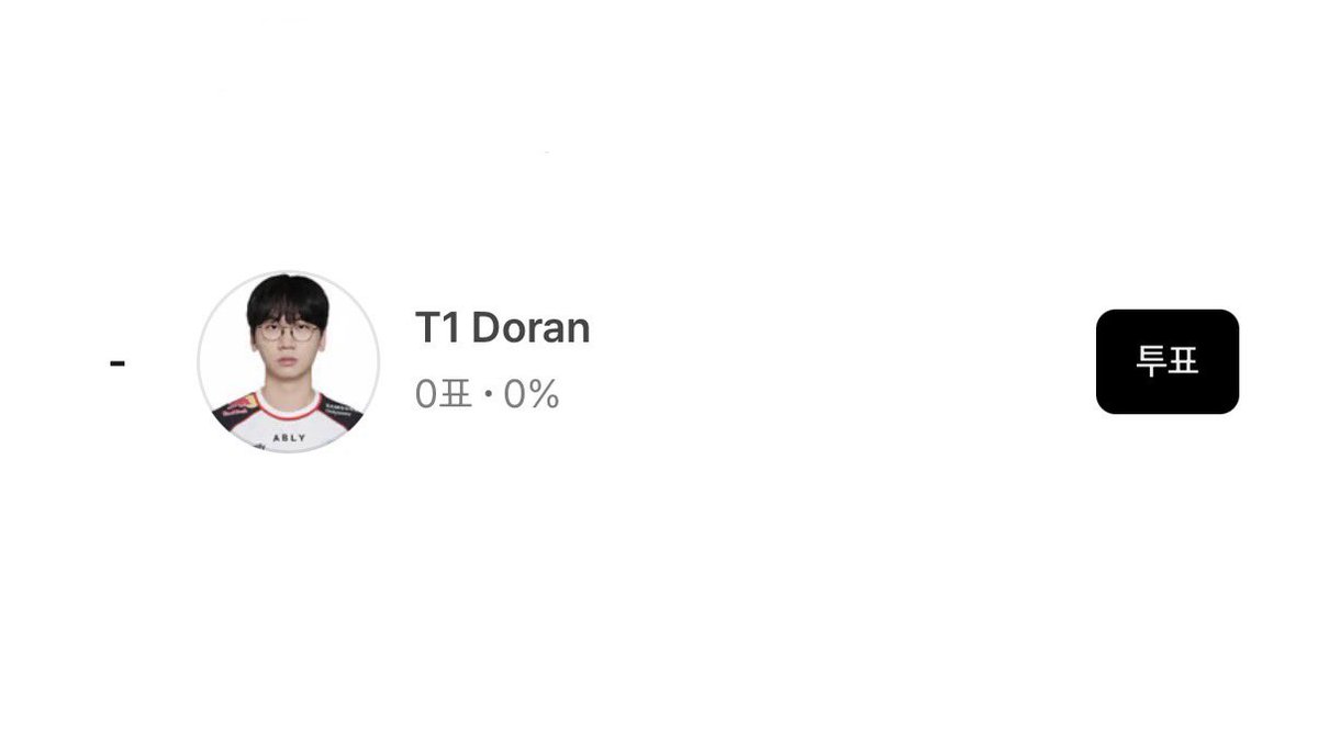 ppparan22's tweet photo. 비스테이지 <<7월 생일 투표>>

🗳️ T1 Doran

도란 선수님 투표 부탁드립니다☺️ https://t.co/1GplN3qbAk