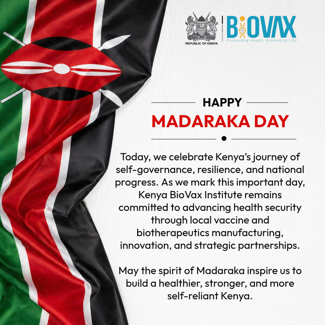 BioVaxInstitute's tweet photo. Honoring Freedom, Securing Health Independence! 🇰🇪

Happy Madaraka Day from Kenya BioVax Institute!