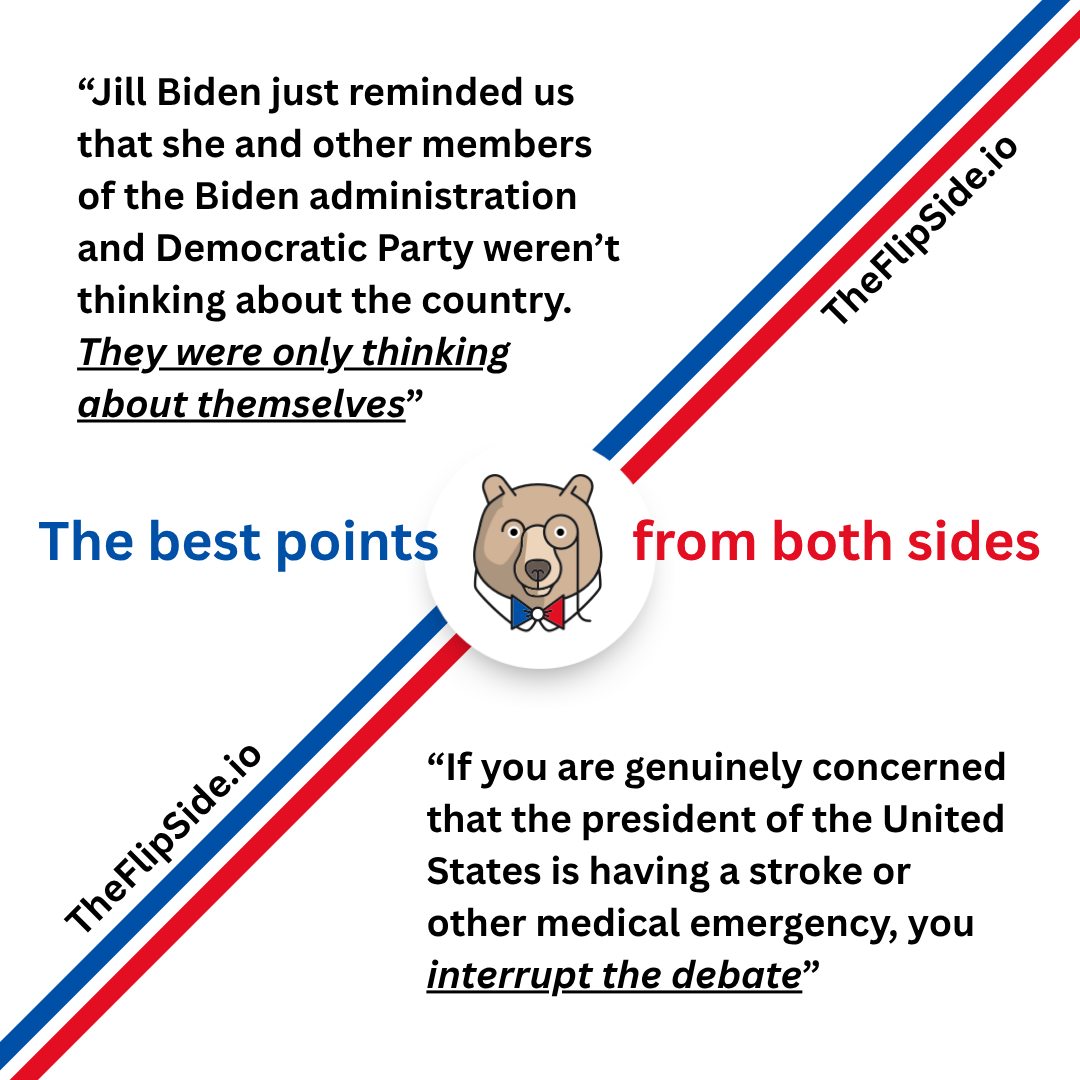 KnowTheFlipSide's tweet photo. Both sides are critical of Jill Biden's new memoir https://t.co/FrxbtboOQ9 https://t.co/l7kyjhBstO