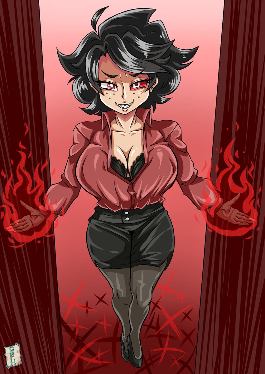 AMANDA077777's tweet photo. 💢❌ The time has come, I've cooked something for my good friend Red.

Something from me to you, happy birthday 

Art: BlueFireHeart 
Oc: Red Vieja (lewd_s_c)

I'll bring more OCs, write it in the comments 

@Lewd_S_C 
#oc #collab https://t.co/gW31PyQ0Ja