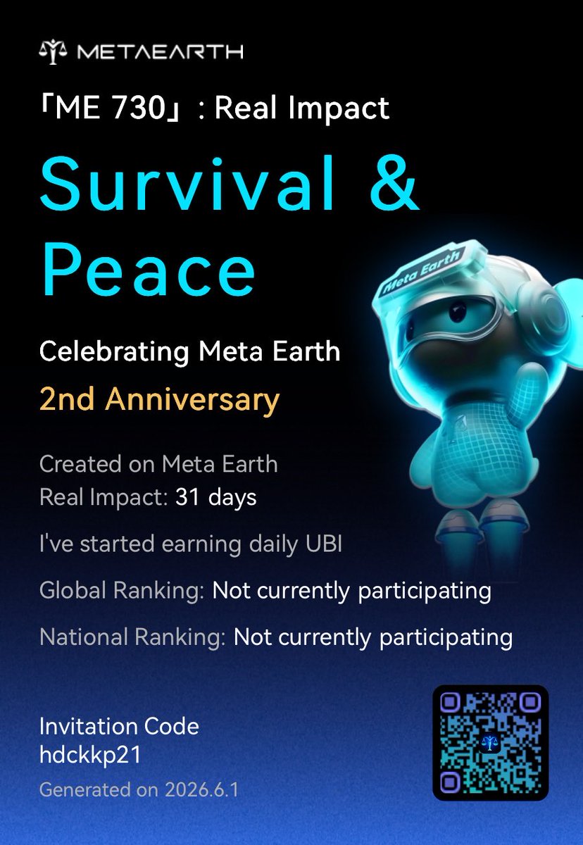 Gold4e's tweet photo. 「ME 730」: Real Impact I’ve started earning daily unconditional basic Income and helping more people do the same. Create your impact with us and win up to $20,000 in rewards! Join here:... Read more:
https://t.co/bxuTz8HcEv https://t.co/3ekhLNYejo