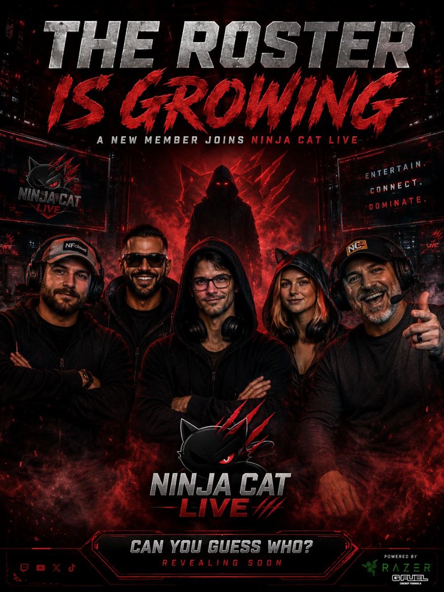 SolNinjaCatSol's tweet photo. This one’s special to us.

We’ve been building Ninja Cat Live piece by piece and now it’s time to welcome somebody new to the team.

The reveal’s coming soon.

Who do you think is joining us 🧐👀👀

@BubbaGumpNCX @CodeeNCX @AvaaNCX @LilBoyWander @JIMMYNCX https://t.co/dlsEJJ0cf2