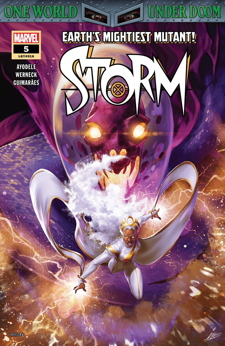 stormadm's tweet photo. FILHA DA ETERNIDADE 

Entenda por que a HQ solo de Tempestade (2024) foi indicada ao Eisner na categoria de melhor série contínua. Escrita por @AyodeleMurewa , a obra criou uma mitologia que elevou o status quo de Ororo Munroe na editora Marvel.

Segue a Thread https://t.co/ShBfzmjR9t