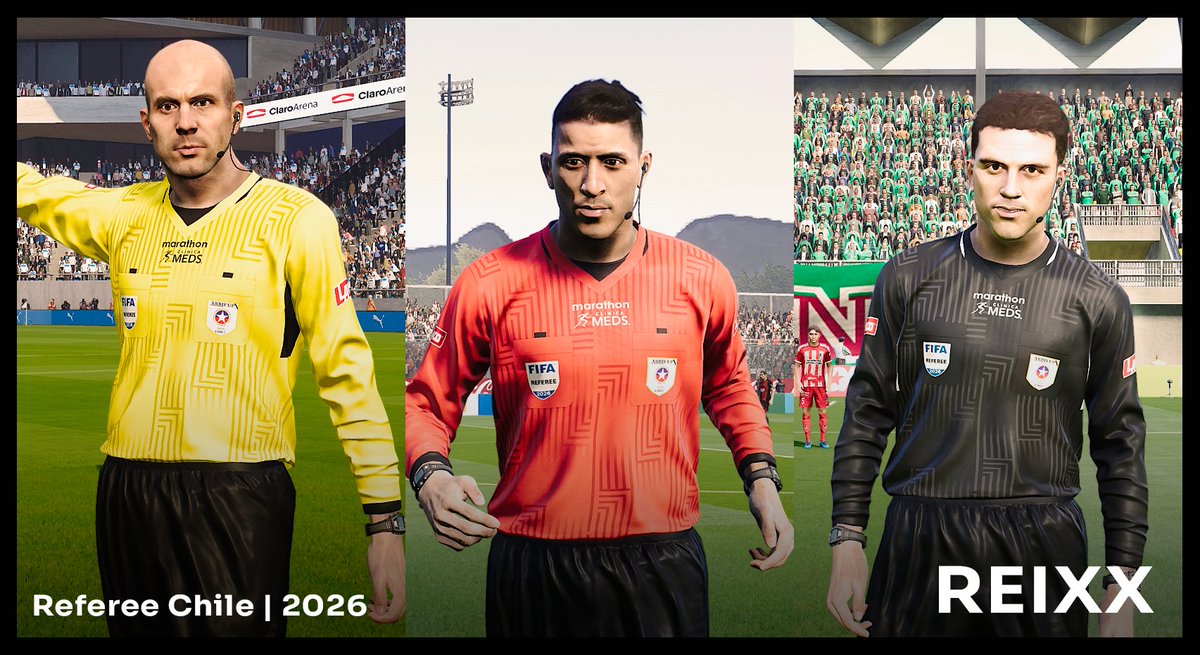 ReixxMan's tweet photo. Como ya es tradición.
Para tener una #LigaChilena completa
#RefereeChile 🟥🟨 2026

 #PES2021 https://t.co/vH14vlcGoP