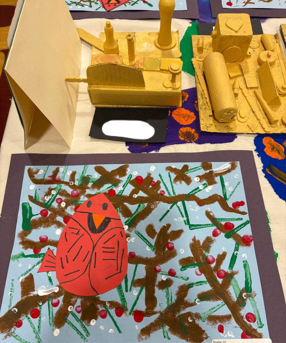 sharrington_art's tweet photo. Kinder and 1st grade art 🎨😊 https://t.co/L6ErMHxm5N