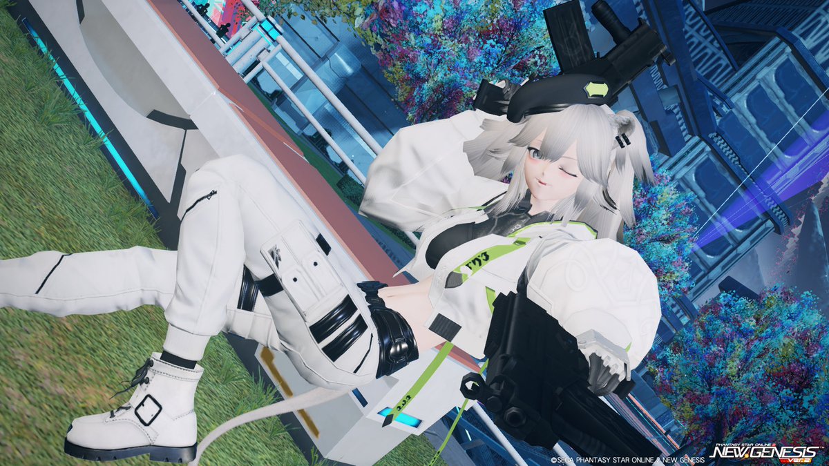 walkerpso2's tweet photo. #リューさんのss記録 

ホロドリコーデのししろんミリタリーちっくでカッコ良かったので作ってみました！今後いいの出れば更新したいところ…！ https://t.co/kXXXdzTVR8