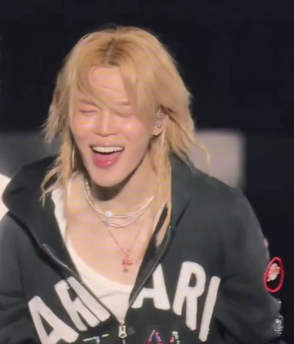 Is Jimin blonde? tweet media