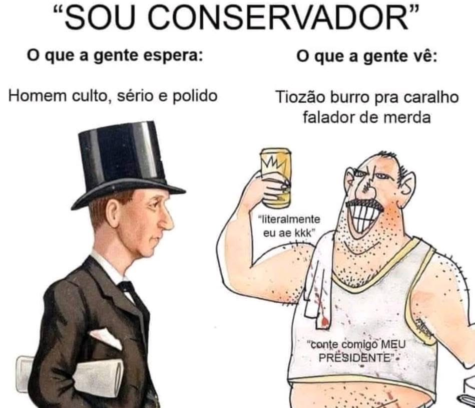 Alice_inland13's tweet photo. Na verdade, conservadorismo é só uma pauta identitária que a direita usa para distrair os incautos dos verdadeiros objetivos deles que é beneficiar a burguesia enquanto intensificam a exploração em cima da classe trabalhadora. https://t.co/6k197sNGBL