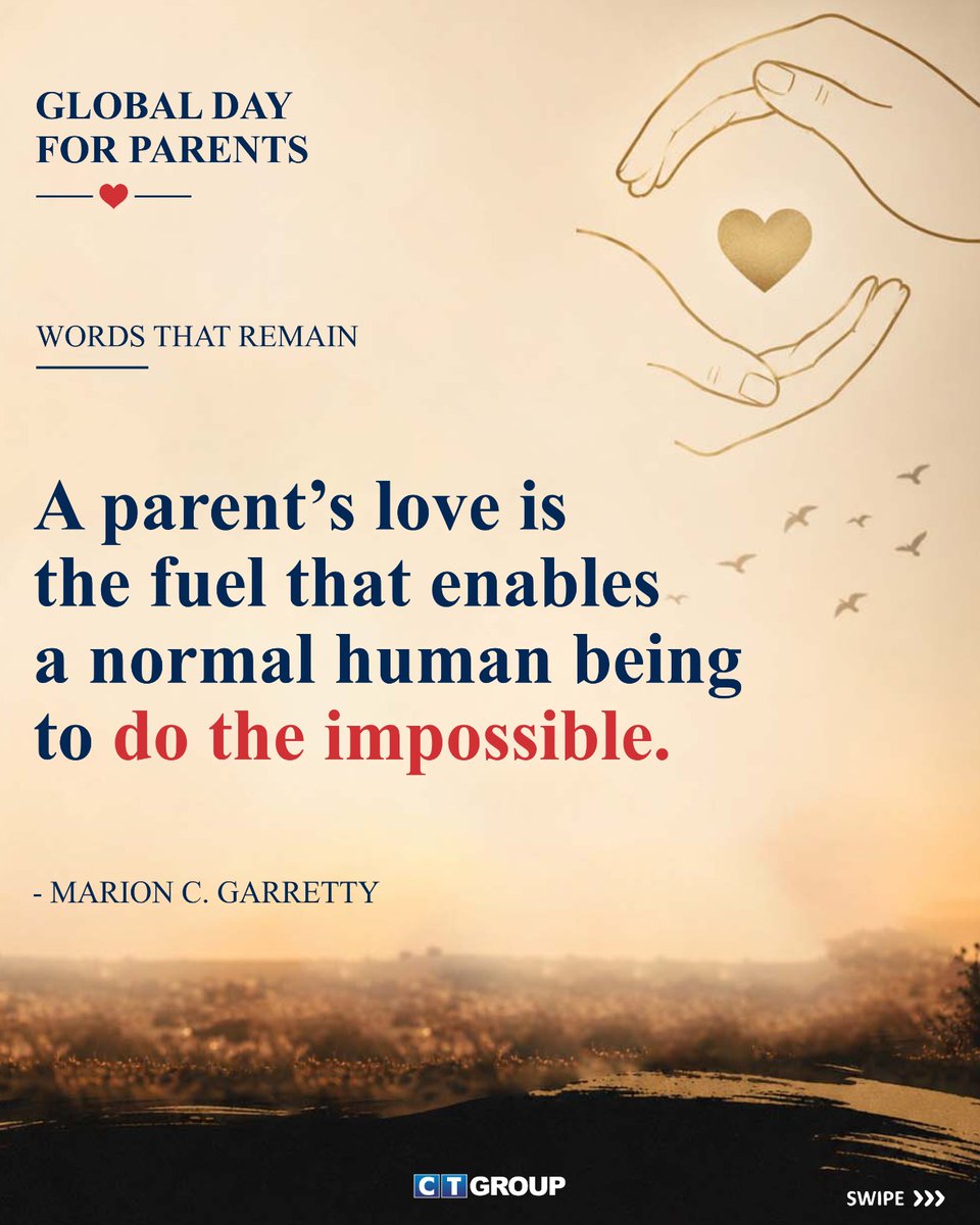 CT_University's tweet photo. Behind every dream is a parent who believed first. ❤️

Happy Global Day of Parents to the pillars of love, strength, and endless support. https://t.co/qqq89X2QZj