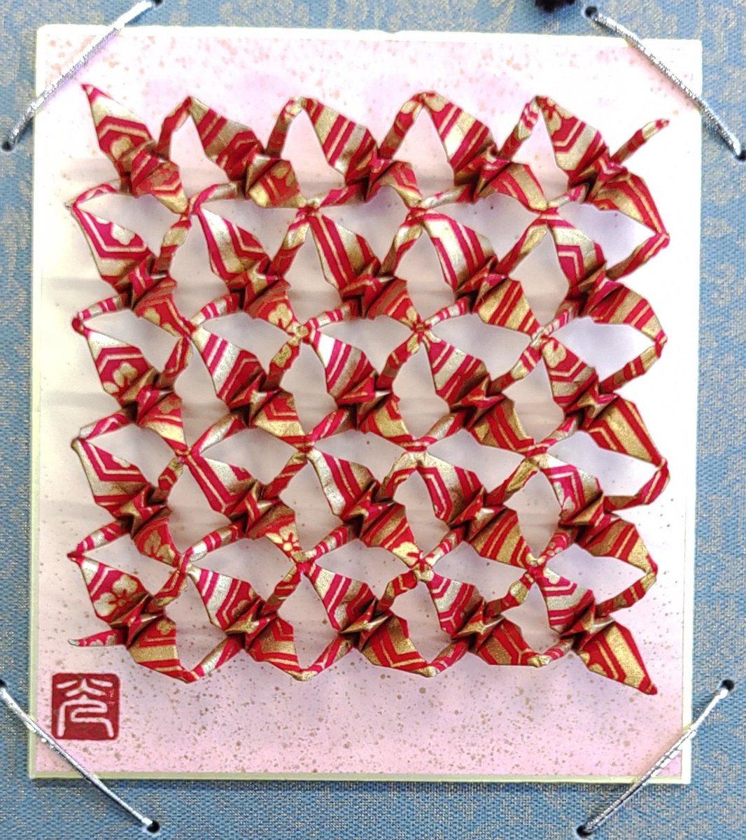 渋谷光矢 京連鶴展」 6月6日（土）～21日（日）まで1枚の和紙などで