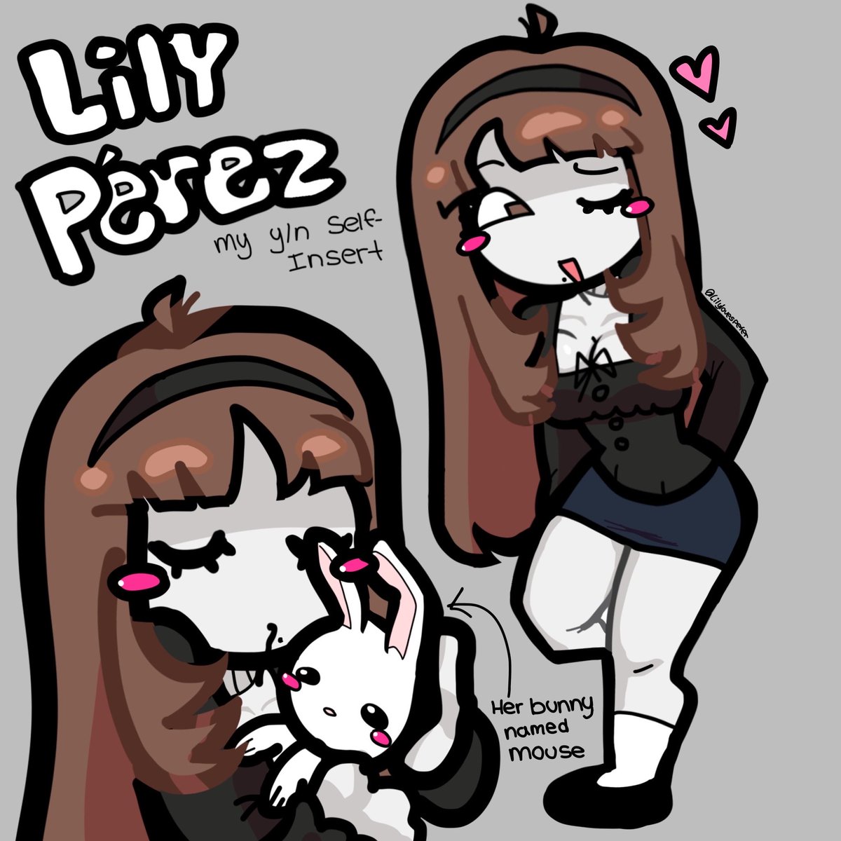 lilylovespeter's tweet photo. Here’s my y/n self insert Lily Pérez!!! YAYAY https://t.co/FxL0LB6wQ4