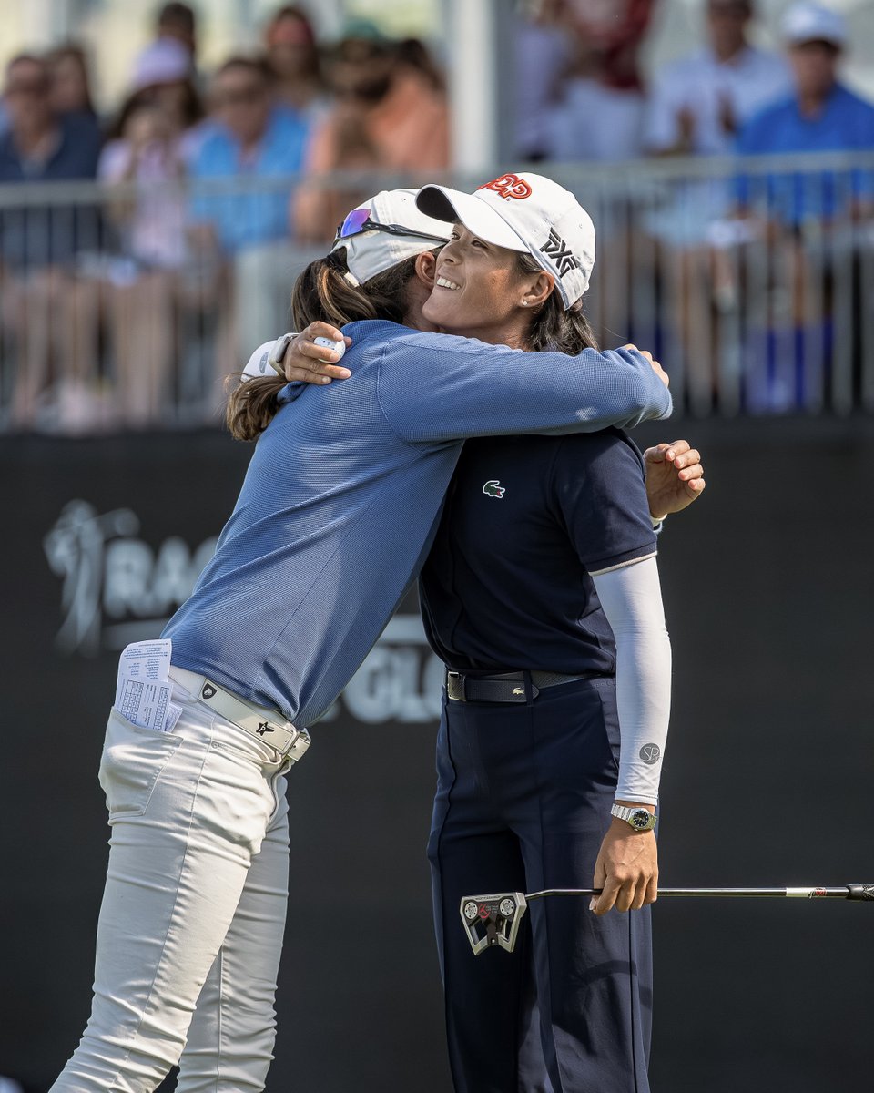 LPGA's tweet photo. #CheersToTheChamp 👏 With a win at the 2026 ShopRite LPGA, Celine Boutier has claimed her spot in the field at the 2027/28 @HiltonGrandVac Tournament of Champions https://t.co/Iaz1j8kfsl