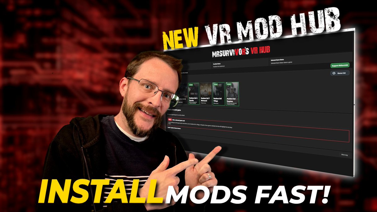 MrSurviv0r's tweet photo. THE HUB is real! Check out the video that is HEAVILY timestamped with whatever you want to know about the app! MRSURVIV0R'S VR HUB is available now for free in EARLY ACCESS on my site. I hope this is helpful! 👊🏻🍻
https://t.co/tcZbWd3Q1v https://t.co/au2j4tDkof