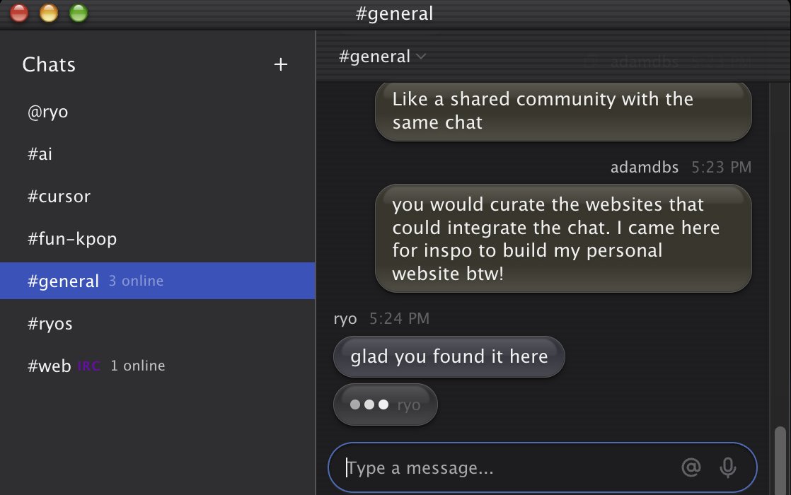 adamdbs's tweet photo. Cool to connect with @ryolu_ on his personal website. There lots of ways new internet communities can form in the age of agents. https://t.co/y2j2ZyoQc8