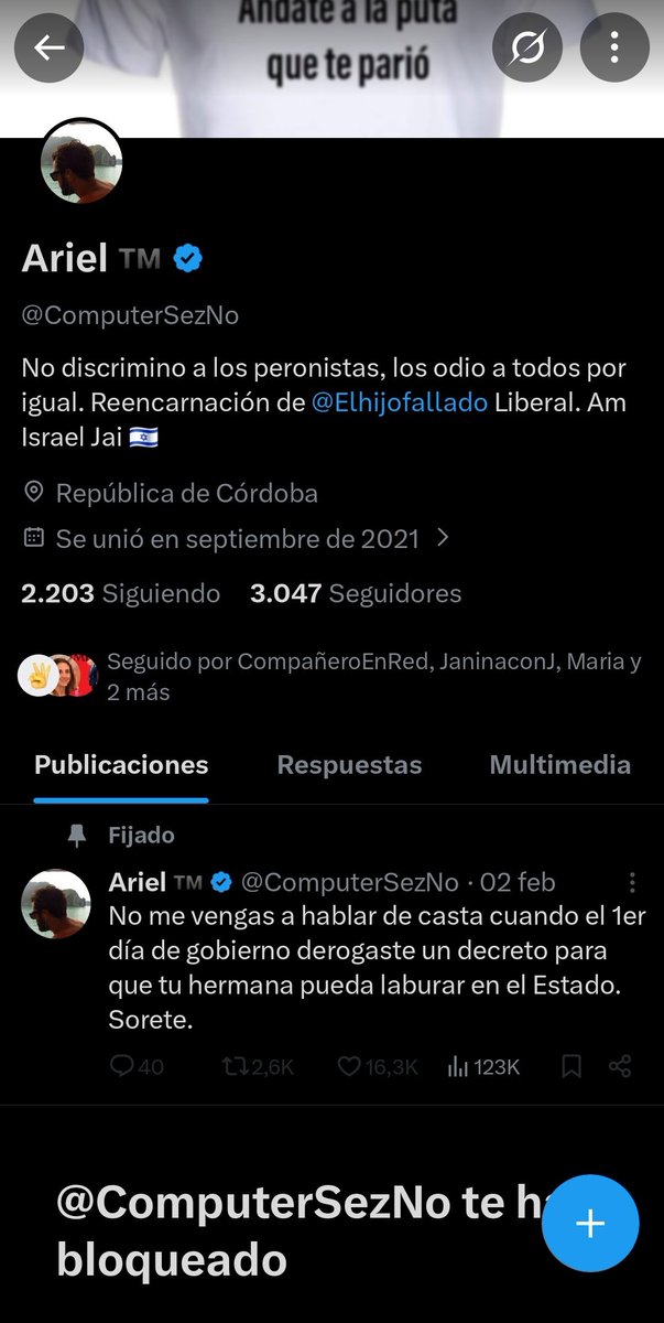 MULDER2 PERONISTA ✌️🇦🇷✌️ tweet media