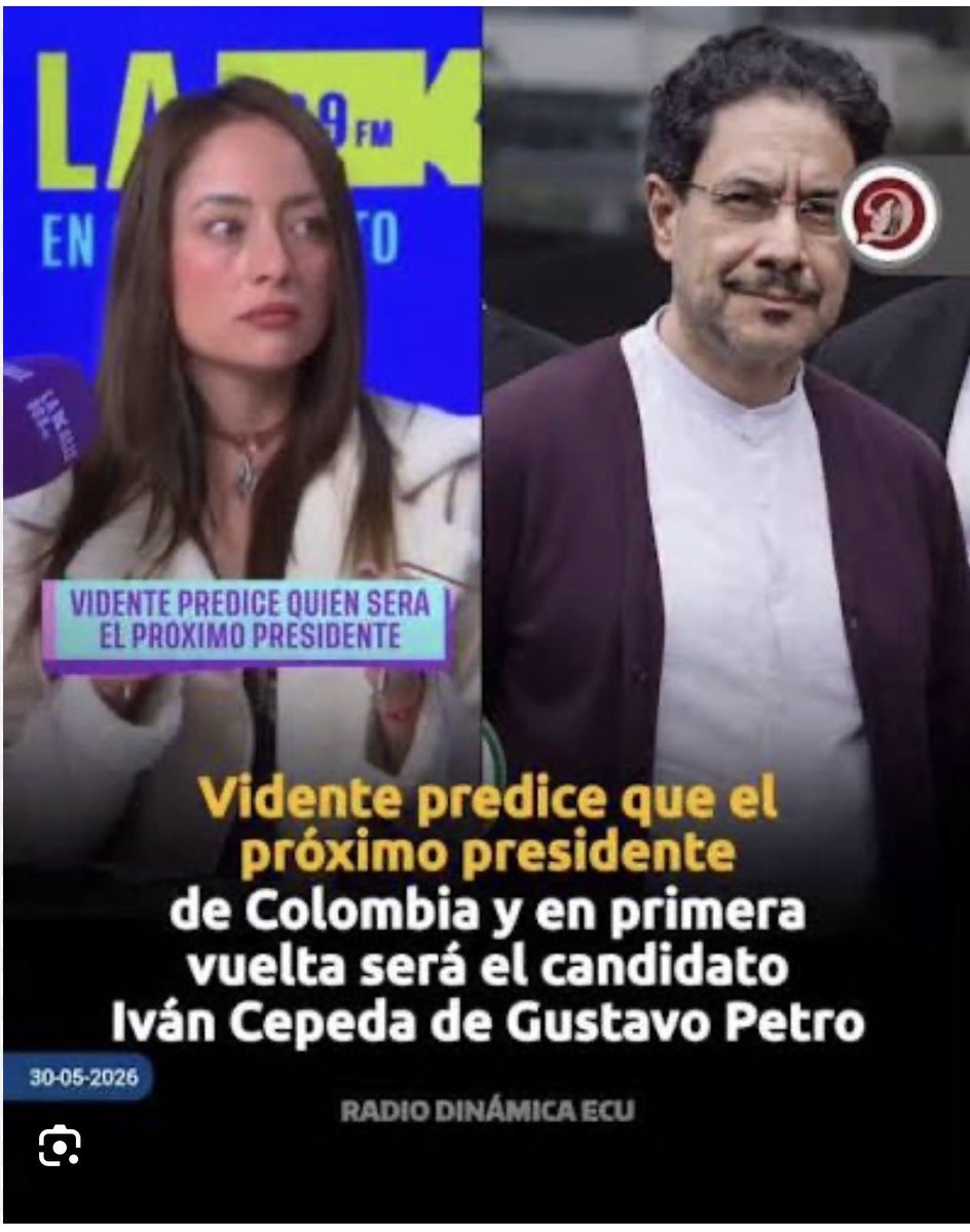 WilsonRojas82's tweet photo. @petrogustavo Petro no acepta cifras reales porque su equipo de análisis político ya le había informado el resultado. 🔮
Lástima que la vidente también estaba equivocada. 😂
#Colombia2026 #votaciones #AbelardoSeráPresidente https://t.co/RLggPIULQ5