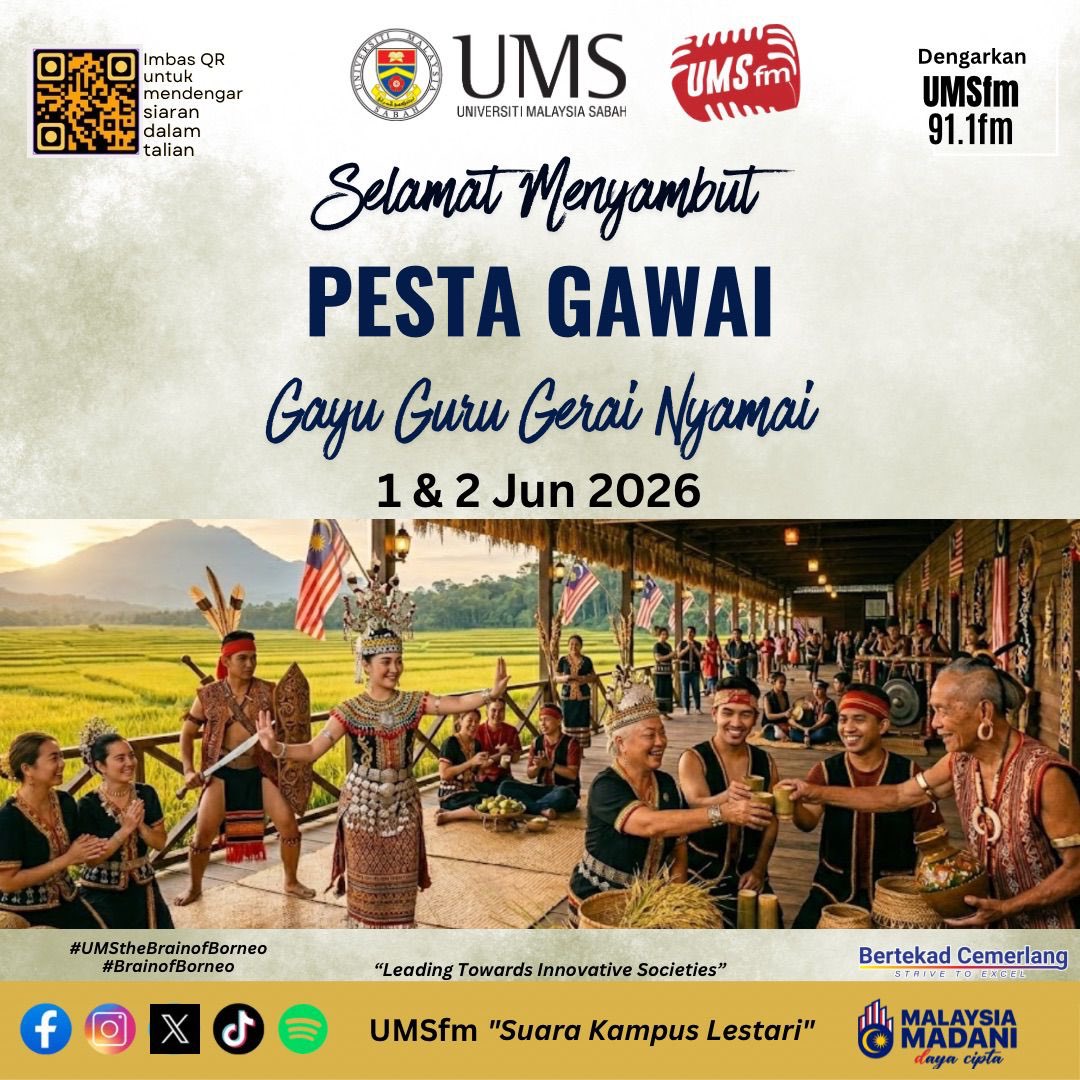 UMS_fm's tweet photo. #selamatharigawai 
#gayugurugerainyamai
#ums 
#umsfm https://t.co/ZWJLyUEeh4