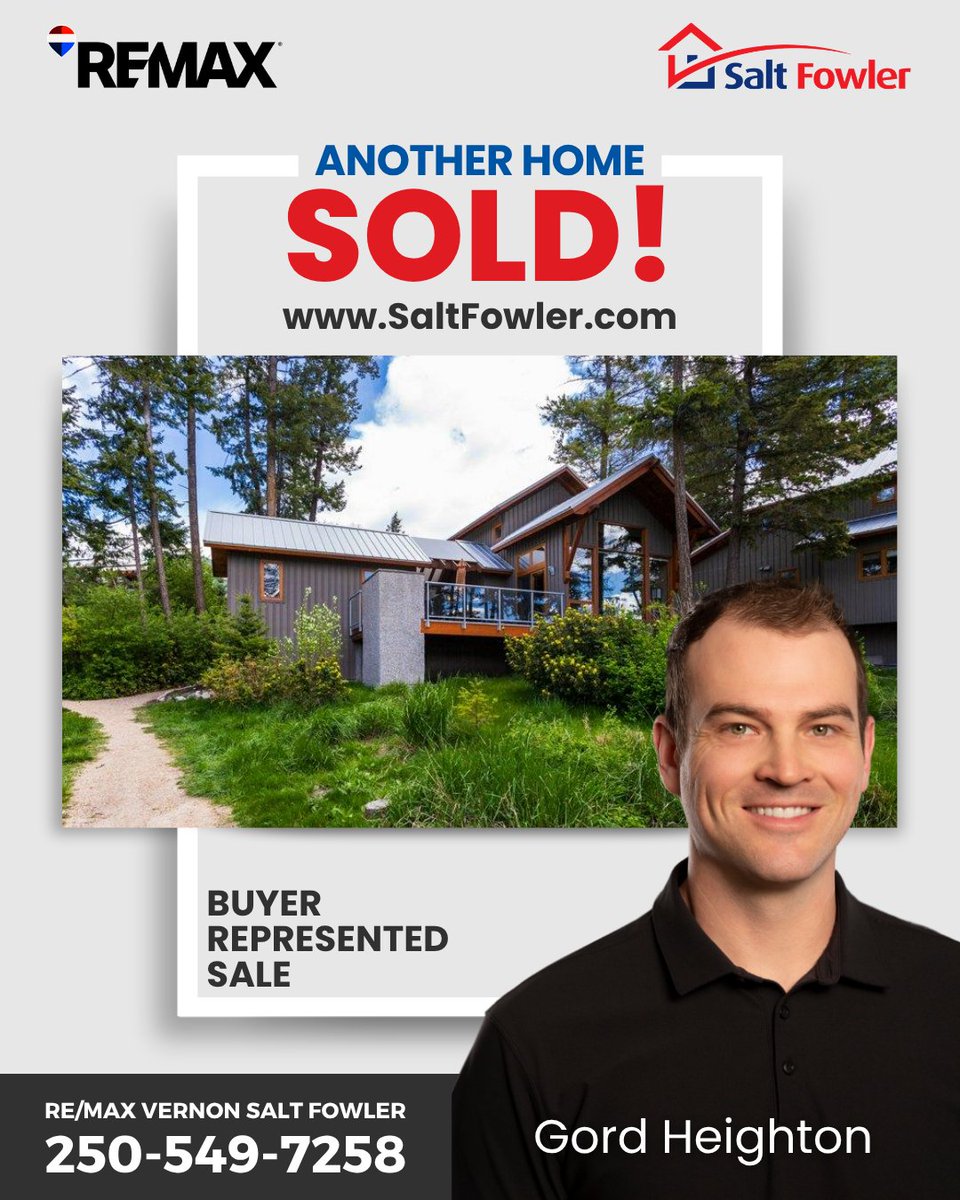 LisaSalt's tweet photo. Sold! 🎉🌊 Congratulations to our Buyers on securing this immaculate Forest Cabin at The Outback. With lake views, a prime location near South Bay, and a semi-detached casita for added flexibility, this is a truly special resort property.

#JustAddSalt #SaltFowler #RemaxVernon https://t.co/DTJOGPhrme