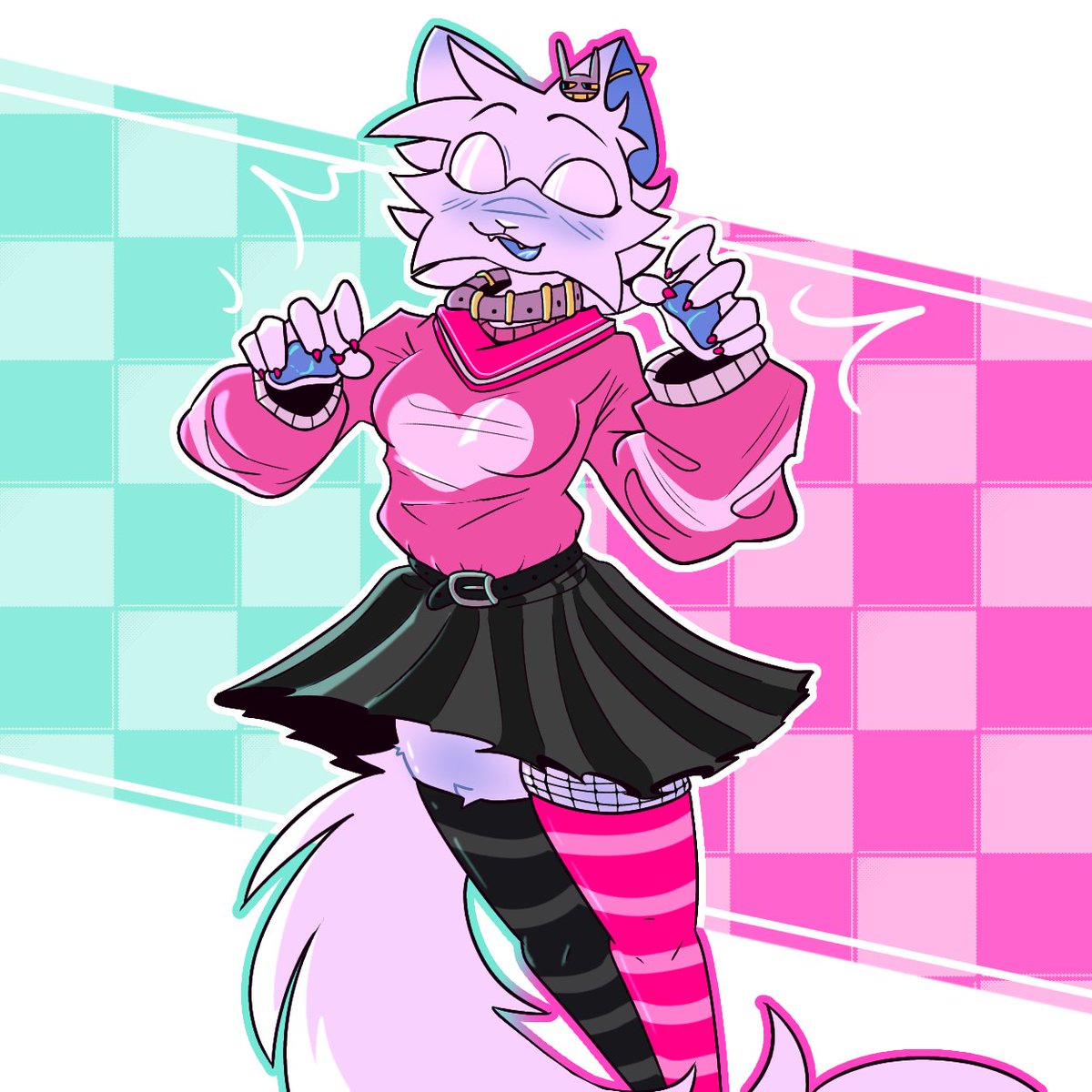 RealErilas's tweet photo. Look at her!!! She's so dumb! So silly!!!!

#Furry #Furryart #OcArt #Sona #Fursona #Anthro #DumbCat https://t.co/brtWAXXhEm