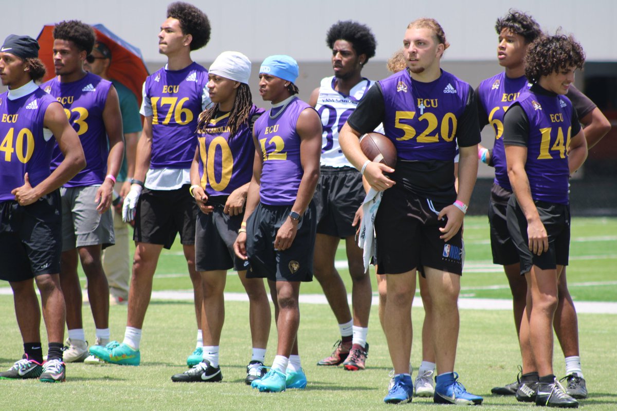Man_ManCollins2's tweet photo. I had a great time competing today @ECUPiratesFB Mega Camp. Thank you    @coachsotoj @lgware @CoachT_Will https://t.co/pUMgzCeWFy