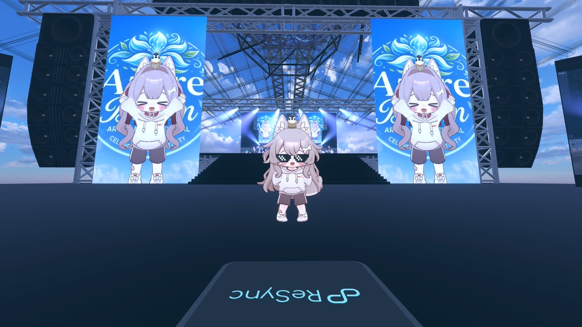 yorumia_1219's tweet photo. 昨日のイベント会場
色の使い方やパーティクルの作り方、VRとデスクトップの見え方の違いや音の出し方、スピーカーの配置など、他にもアドバイスいっぱい貰って色んな方々に助けてもらいできたワールドだよ!
本当にこれまで協力してくれた方々ありがとうございました! 𝓑𝓘𝓖 𝓛𝓞𝓥𝓔
#AzureBloom https://t.co/NkbGurz36S