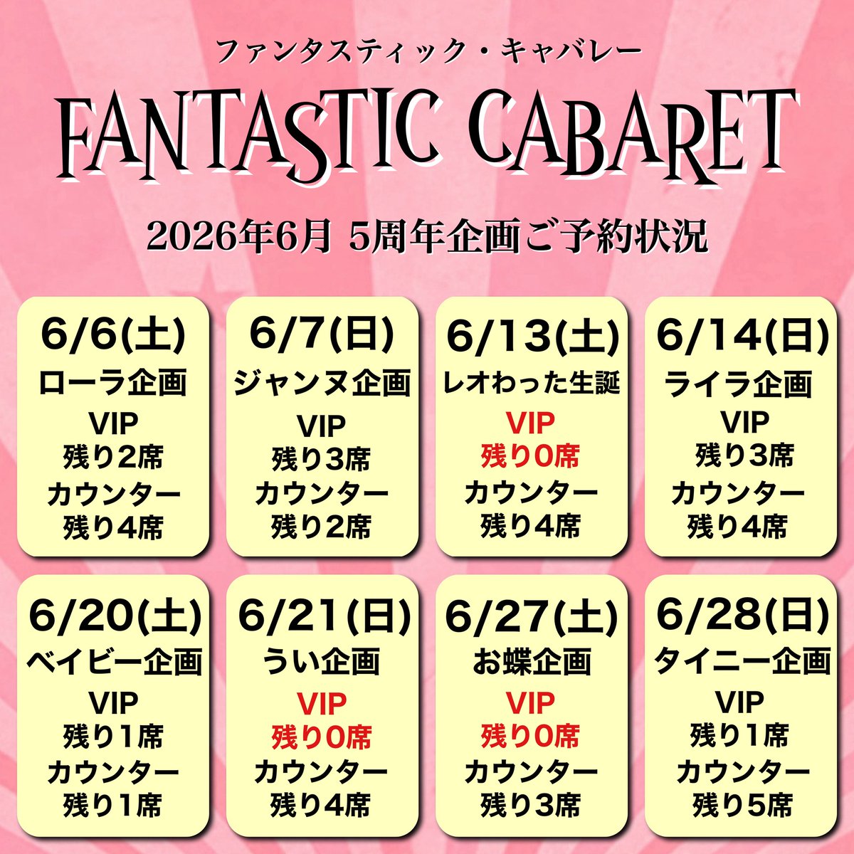 ファンタスティックキャバレー@昼からバーレスクショー tweet media
