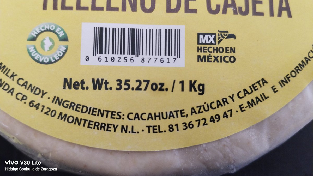 rojasvp's tweet photo. Que ricura me trajeron de Delicias Chihuahua, un mazapanzote de kilo 🤤🤤🤤 https://t.co/2zj3bTmtWh