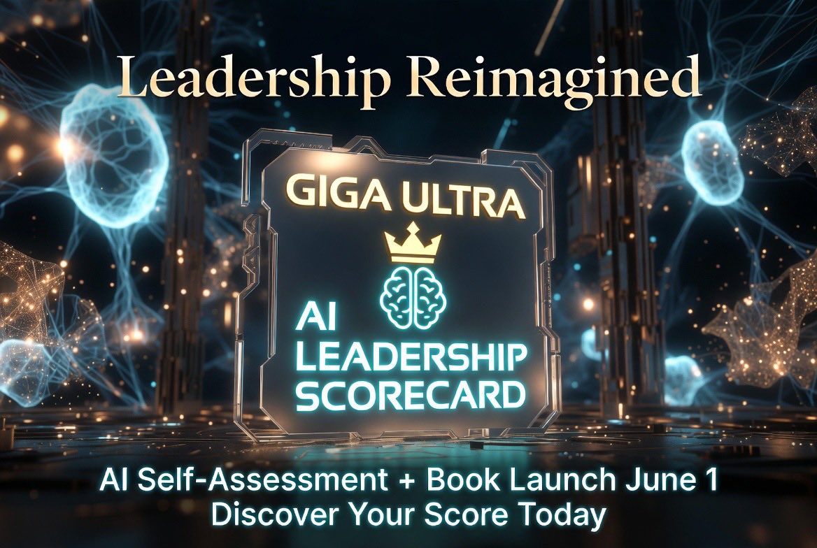 EMGEXai's tweet photo. Classic leadership development just got a massive AI upgrade.

My book launches tomorrow UNCONVENTIONAL LEADERSHIP— but you can start your journey today with the 

AI Leadership Self-Assessment.
See your scores.

https://t.co/pA051VaJa1

#Leadership #AI #BookLaunch https://t.co/UaCRYQf0yD