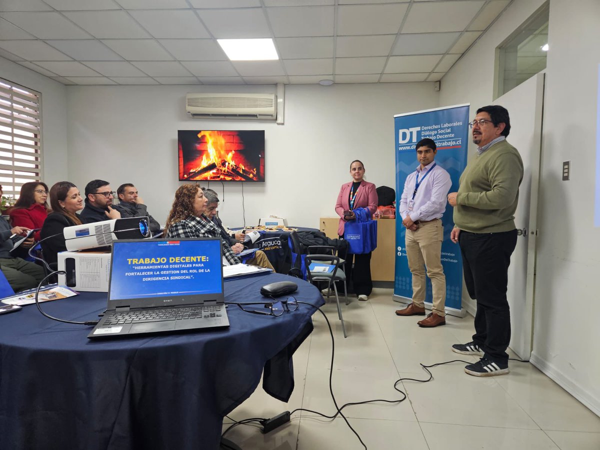 nubledrt's tweet photo. 📚Exitosa y participativa Jornada de Capacitación a Dirigentes/as Sindicales, realizada por la Inspección Comunal del Trabajo de San Carlos, con la presencia del Director Regional Ñuble, Sr. Roberto Aguirre Urrutia ✅
.
. https://t.co/LNMoz26ItD