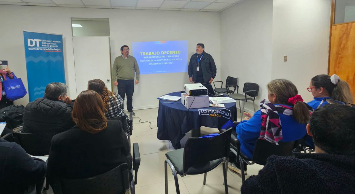 nubledrt's tweet photo. 📚Exitosa y participativa Jornada de Capacitación a Dirigentes/as Sindicales, realizada por la Inspección Comunal del Trabajo de San Carlos, con la presencia del Director Regional Ñuble, Sr. Roberto Aguirre Urrutia ✅
.
. https://t.co/LNMoz26ItD