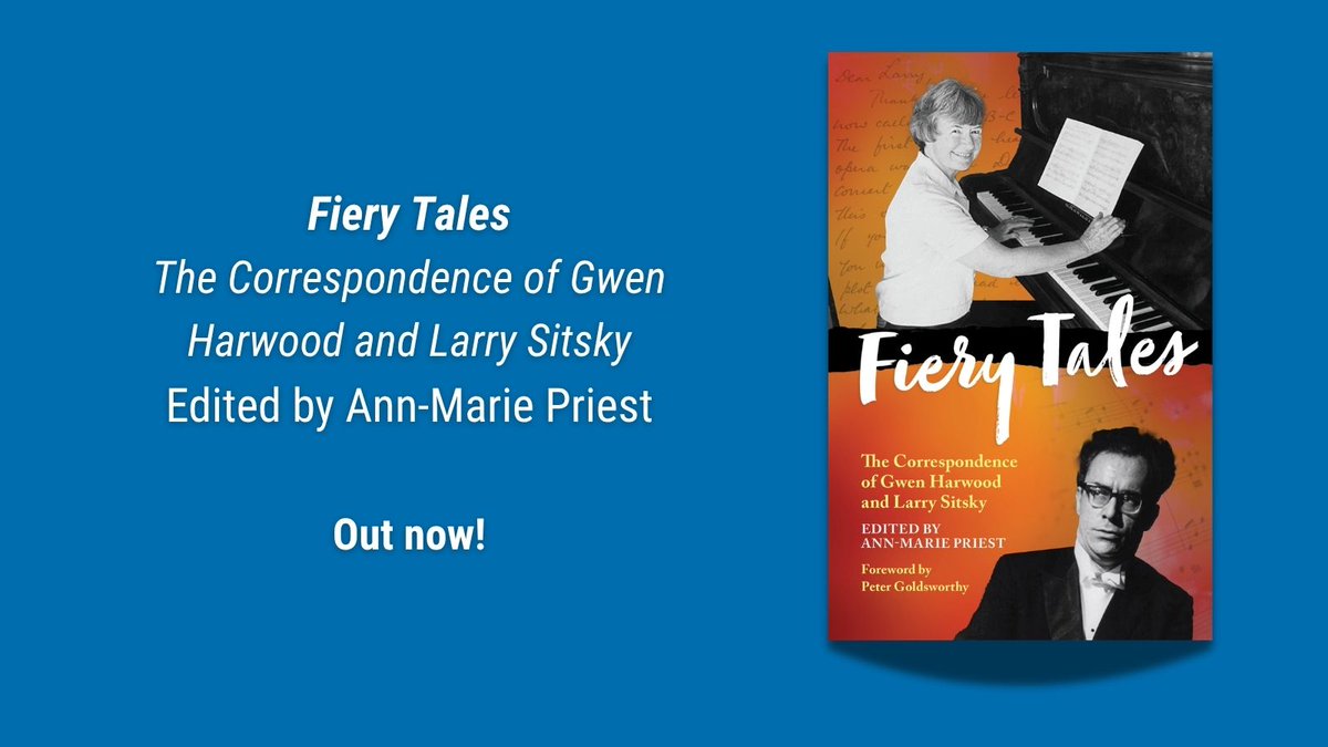 MonashPub's tweet photo. FIERY TALES brings together, for the first time, the lively correspondence between celebrated poet Gwen Harwood and renowned composer Larry Sitsky. 

Available now! https://t.co/1enwQAyxfb https://t.co/3Y7ZiqNoPv
