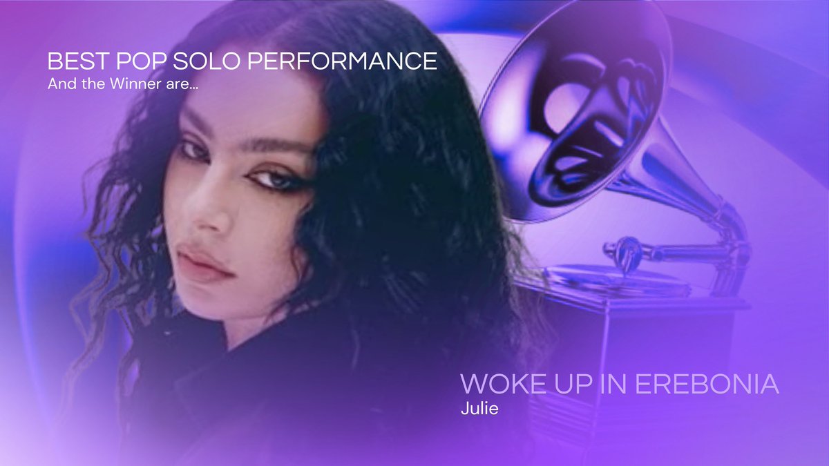 starcademys's tweet photo. O #StarGRAMMYs de “Best Pop Solo Performance” vai para...

⤷ “Woke Up In Erebonia” — Julie https://t.co/jv8nfbPhGm
