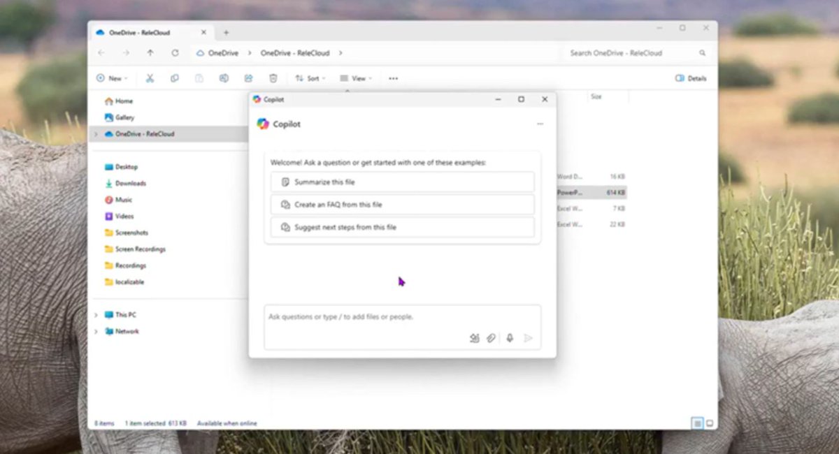 AlphaBalzer's tweet photo. Copilot in OneDrive is getting properly powerful:

📄 Summarise files
❓ Create FAQs
🖼️ Ask questions about images
🎧 Turn docs into audio overviews
🖱️ Use Copilot from File Explorer

Less file wrangling. More actual work.
#Microsoft365 #Copilot

📎 https://t.co/9Z70mM66De https://t.co/kygSADp10I