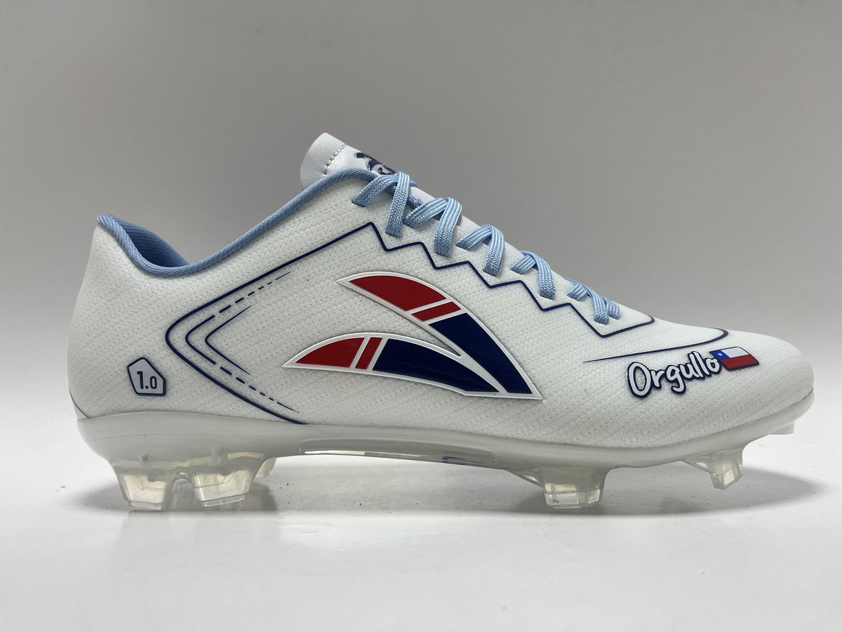 CAC1KEOFICIAL's tweet photo. Nombra al jugador de @laroja que deberia usar este par de zapatos en el nuevo proceso de chile 🇨🇱 
#Orgullo #Identidad #SentirasElPrime #Cac1ke https://t.co/l4lUZbCFM8