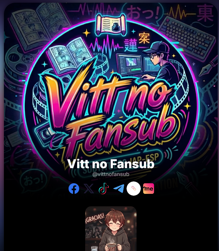 VittnoFansub's tweet photo. Para unirse al canal de telegram sigan el Link de Todas mis Redes Sociales ahi veran el logo de telegram lo presionan y los mandara directo asi que disfruten 😎👌 https://t.co/IZYN6QXdqs