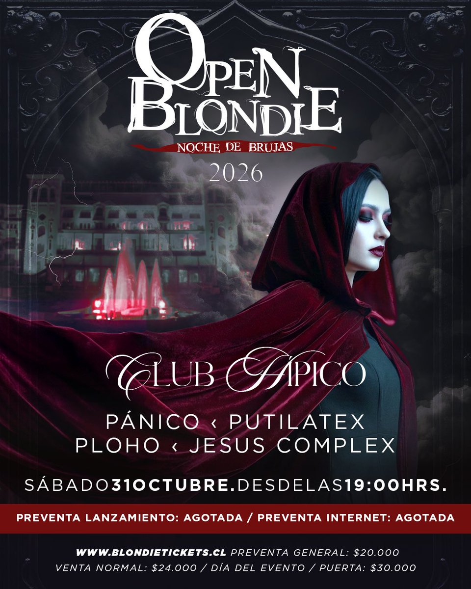 casanovarecord's tweet photo. La fiesta más bonita del año. 

7 pistas de baile y un montón de grupos bacanes. 

☺️🖤🧛🏻‍♀️
Pánico 
Putilatex
Ploho 
Jesus Complex

https://t.co/0qpIJGpMzt https://t.co/lXDui7jFMv