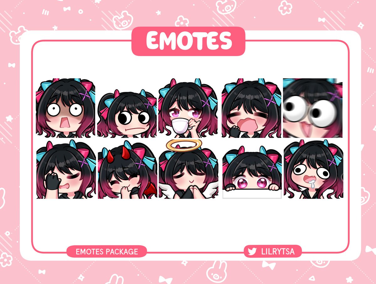 CallMeKixie's tweet photo. New emotes by @lilrytsa, thank you! 💕 https://t.co/nUyyu0KR9a