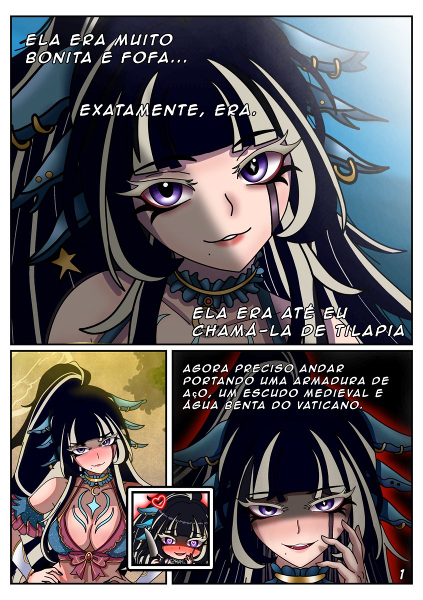 KaguraZukii's tweet photo. Não sou tilapiaaa sou xoxotinha @Abbie_paint https://t.co/6tX7yyeQpP