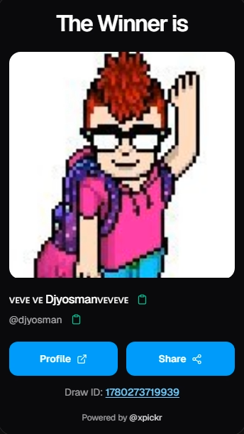 PvmSr's tweet photo. Felicidades @djyosman eres el ganador de la Caja HC
https://t.co/Ve70ldnG3H

Tienes 24 horas para reclamar desde este momento; de lo contrario, se le otorgará el premio al siguiente suplente en la lista. https://t.co/n82Elzd2Pj