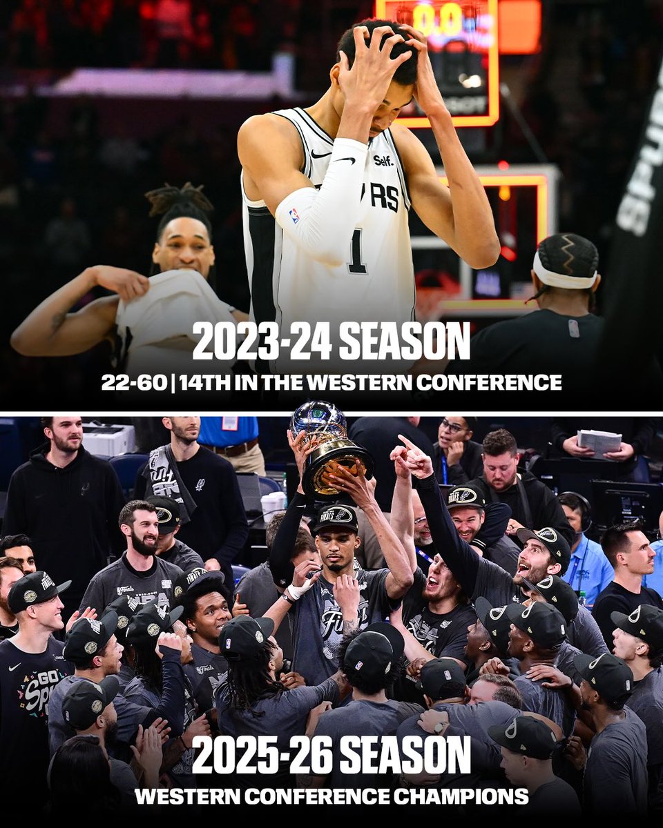 SurgeAus's tweet photo. Wemby &amp; the Spurs have arrived on the biggest stage 😮‍💨 https://t.co/EWn9ar92HX
