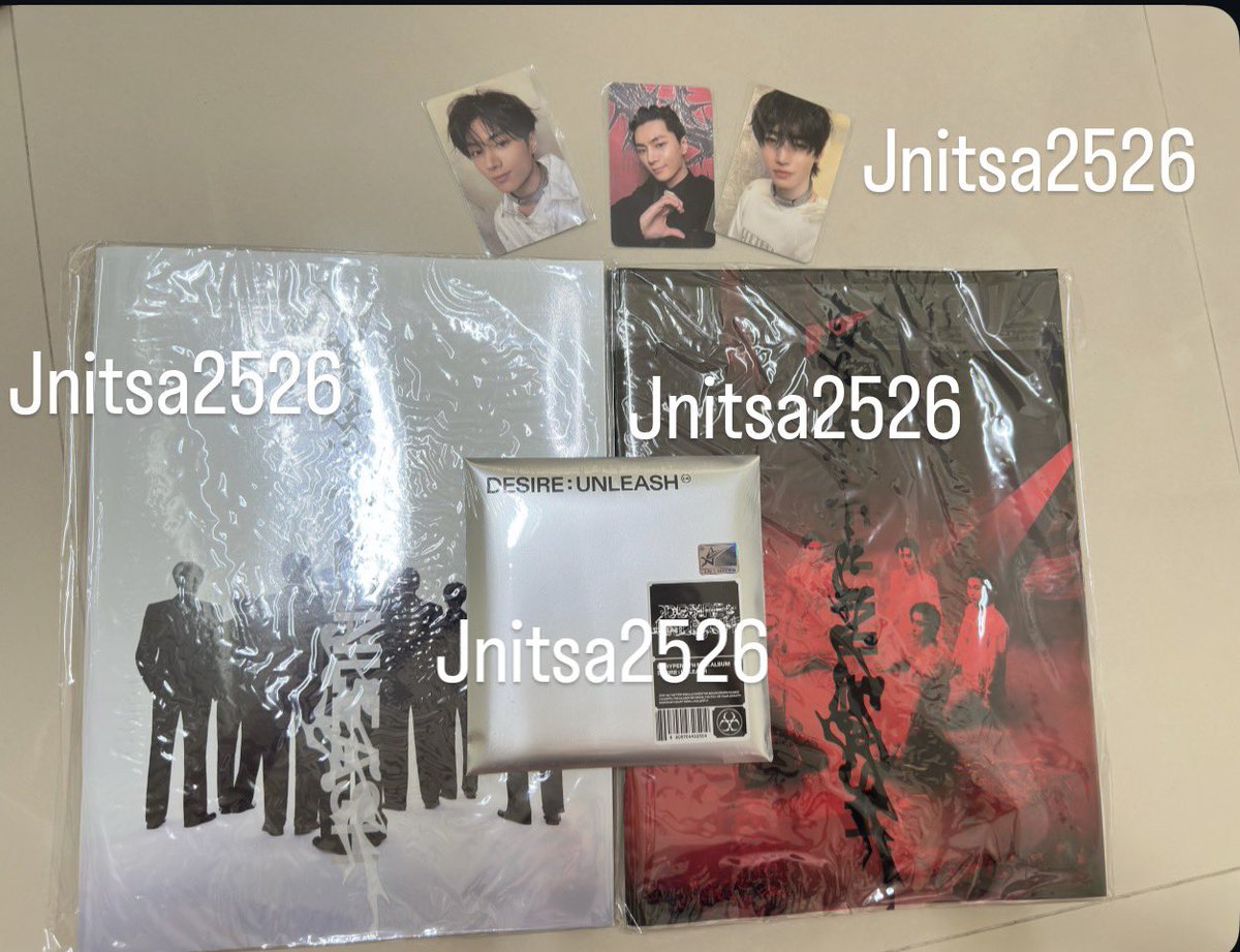 NJanngram's tweet photo. ขายอัลบั้ม Enhypen Desire: Unleash  450 .- ทั้งเซต 
รวมค่าส่ง 
Dm มาได้เลย
#ตลาดนัดENHYPEN #Enhypen #Shopeexenhypenth #ตลาดนัดEngen #ตลาดนัดenhypen https://t.co/FOJu8fkNUr