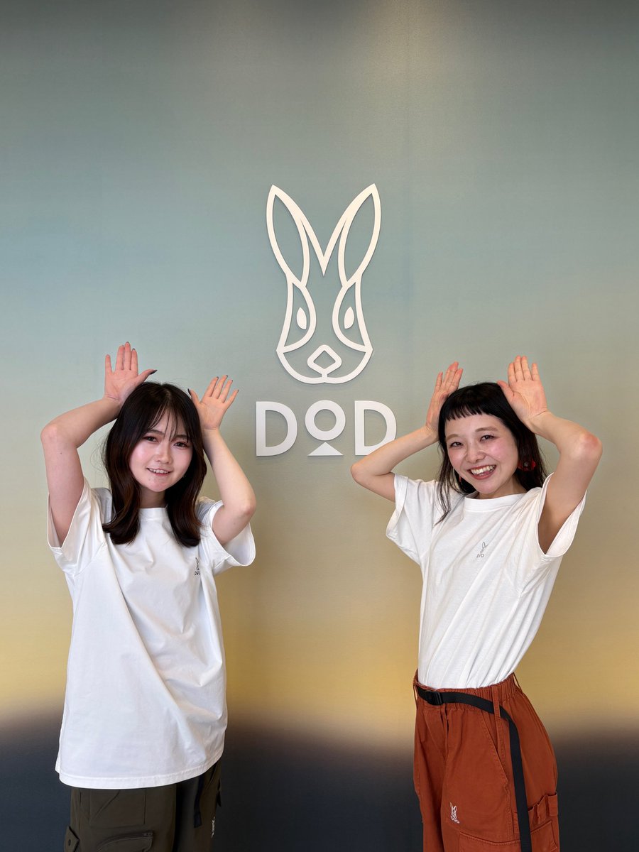 dod_camp's tweet photo. おは OD🐰
トッキさんからSNS担当を引き継ぐことになりました、DOD広報担当のコニーです！

去年新卒でDODに入社し、これまでは公式アプリ「DOD camp+us」を担当していました！

大学生の頃にキャンプを始めて、元々はみなさんと同じDODユーザーの1人です🏕️

まだまだ未熟で至らないところも沢山ありますが、トッキさんのDOD愛を見習って、みなさんと一緒に、楽しくDODを盛り上げていけるよう頑張ります💪

これからどうぞよろしくお願いします🌷